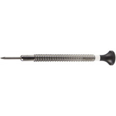 Watchmaker screwdriver in steel, special knurled profile, Ø 0.60 mm