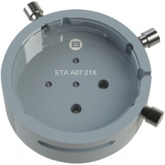 Porta-máquina ETA específica A07.211/213, calibre 16 1/2’’’, en aluminio anodizado
