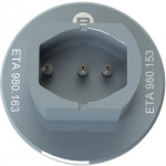 Specific ETA movement holder  901-980.153/163, caliber 5 1/2 ’’ x 6 3/4 ’’, in anodized aluminum