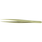 Precision tweezers in brass for watchmaker's and jewellers,, length 130 mm