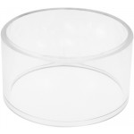Transparent Cover and casing cushion in rubber,for watchmaker's, Ø 88 mm, height 50 mm