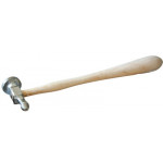 Ciseler hammer, wooden handle with curved handle, steel head, flat side, 55 x Ø 28 mm