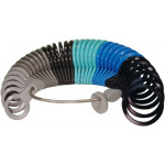 Ring gauge in plastic with 6 diferents colors for watchmakers and jewellers