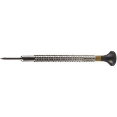 Watchmaker screwdriver in steel with special profile and parallel-flanks blades, Ø 1.30mm
