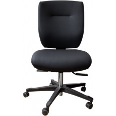 Dauphin ergonomic chairs, padded seat and backrest, double safety wheels for hard floors