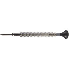 Watchmaker screwdriver in steel with special profile and parallel-flanks blades, Ø 1.10 mm