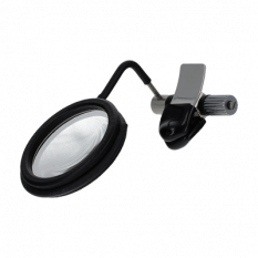 Lightweight watchmaker eye glass with clip No. 1.5, 6,7x magnification