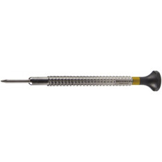 Watchmaker screwdriver in steel, special knurled profile, Ø 0.70 mm