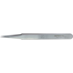 Precision tweezers in steel for watchmaker's and jewellers, length 120 mm