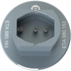 Specific ETA movement holder  901-980.153/163, caliber 5 1/2 ’’ x 6 3/4 ’’, in anodized aluminum