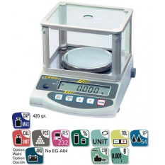Kern electronic balance, syntitic material, metal plate